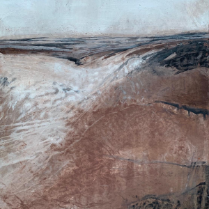 Vendita online opera astratta dal titolo "Deserto" realizzata dall'artista contemporanea Laura Mancarella
